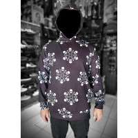 Sudadera Larga Calavera Copo