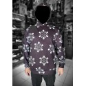 Sudadera Larga Calavera Copo