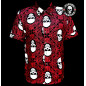 Camisa hombre mosaico cráneo rojo