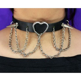 Choker Corazón Picos