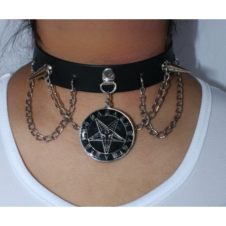 Choker Baphomet Picos