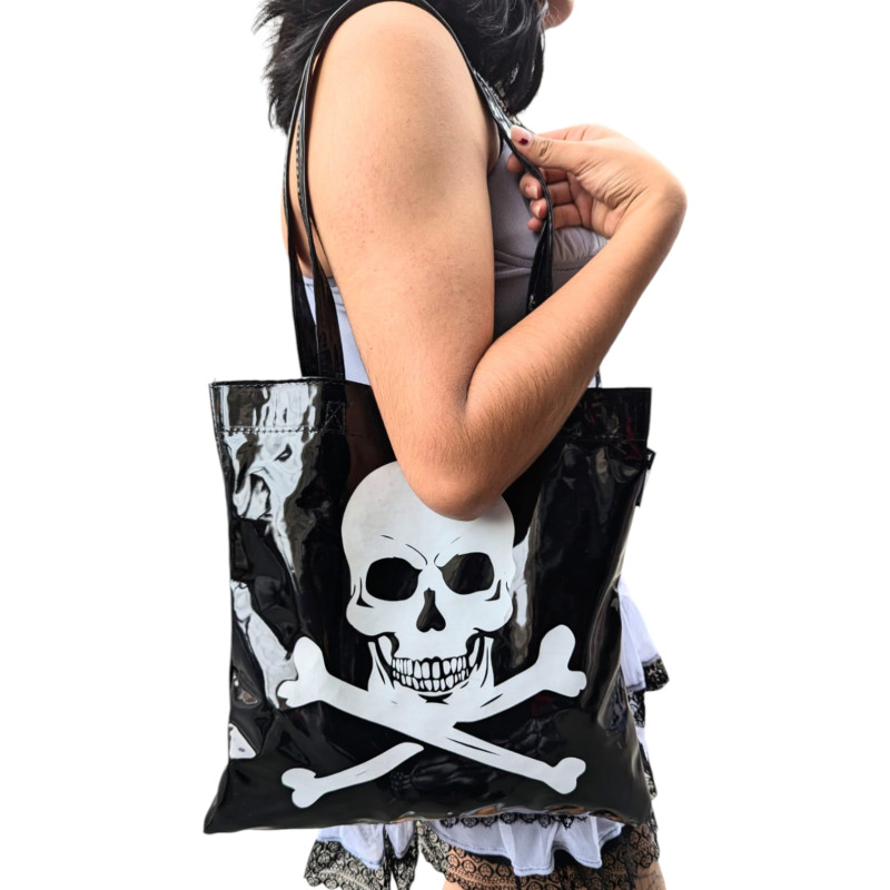 Bolso Tote Calavera Pirata