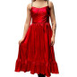 Vestido Freya Rojo Metalico