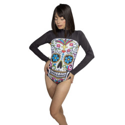 Traje de Baño M/L Calavera Azúcar