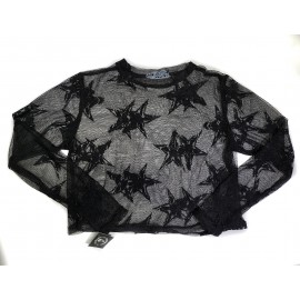 Blusa M/L Encaje Baphomet